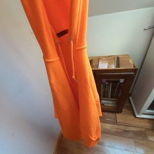 Fruit Of the Loom Orange Hoodie size 2XL